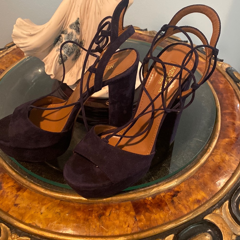 Aquazzura Austin Plateau 140 Heels